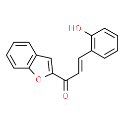 ChemSpider 2D Image | (2E)-1-(1-Benzofuran-2-yl)-3-(2-hydroxyphenyl)-2-propen-1-one | C17H12O3