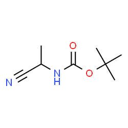 ChemSpider 2D Image | 2-Methyl-2-propanyl (1-cyanoethyl)carbamate | C8H14N2O2