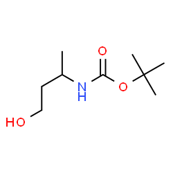 ChemSpider 2D Image | 3-(Boc-amino)-1-butanol | C9H19NO3