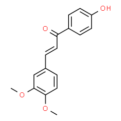 ChemSpider 2D Image | (2E)-3-(3,4-Dimethoxyphenyl)-1-(4-hydroxyphenyl)-2-propen-1-one | C17H16O4