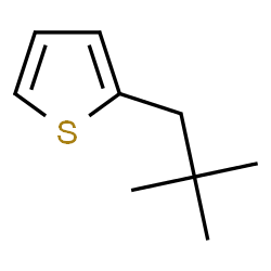 ChemSpider 2D Image | Thiophene, 2-neopentyl- | C9H14S