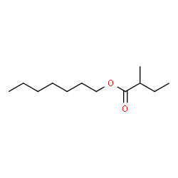 ChemSpider 2D Image | heptyl 2-methylbutyrate | C12H24O2