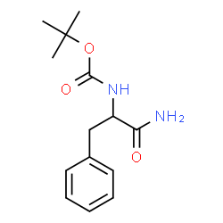 ChemSpider 2D Image | Nalpha-(tert-Butoxycarbonyl)phenylalaninamide | C14H20N2O3
