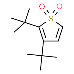 ChemSpider 2D Image | 2,3-Ditert-butylthiophene 1,1-dioxide | C12H20O2S