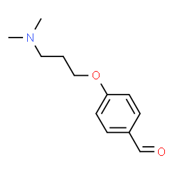 ChemSpider 2D Image | 4-(3-DIMETHYLAMINOPROPOXY)BENZALDEHYDE | C12H17NO2