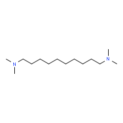 ChemSpider 2D Image | N,N,N',N'-Tetramethyl-1,10-decanediamine | C14H32N2
