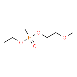 ChemSpider 2D Image | Ethyl 2-methoxyethyl methylphosphonate | C6H15O4P