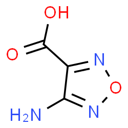 ChemSpider 2D Image | 4-Amino-1,2,5-oxadiazole-3-carboxylic acid | C3H3N3O3