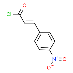 ChemSpider 2D Image | Trans-4-Nitrocinnamoyl Chloride | C9H6ClNO3