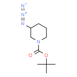 ChemSpider 2D Image | Azacyclohexane, 1-t-butoxycarbonyl-3-azido- | C10H18N4O2