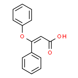 ChemSpider 2D Image | (2E)-3-Phenoxy-3-phenylacrylic acid | C15H12O3