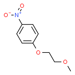 ChemSpider 2D Image | 1-(2-Methoxyethoxy)-4-nitrobenzene | C9H11NO4