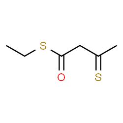 ChemSpider 2D Image | S-Ethyl 3-thioxobutanethioate | C6H10OS2