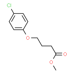 ChemSpider 2D Image | Methyl 4-(p-Chlorophenoxy)butyrate | C11H13ClO3