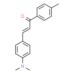 ChemSpider 2D Image | 3-(4-(Dimethylamino)phenyl)-1-(4-methylphenyl)-2-propen-1-one | C18H19NO