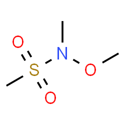 ChemSpider 2D Image | N-methoxy-N-methylmethanesulfonamide | C3H9NO3S
