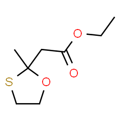 ChemSpider 2D Image | Ethyl (2-methyl-1,3-oxathiolan-2-yl)acetate | C8H14O3S
