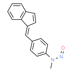 ChemSpider 2D Image | p-Toluidine, .alpha.-inden-1-ylidene-N-methyl-N-nitroso- | C17H14N2O
