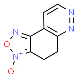 ChemSpider 2D Image | 4,5-Dihydro[1,2,5]oxadiazolo[3,4-f]cinnolin, 3-oxide | C8H6N4O2