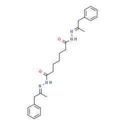 ChemSpider 2D Image | N'~1~,N'~7~-Bis[(2E)-1-phenyl-2-propanylidene]heptanedihydrazide | C25H32N4O2