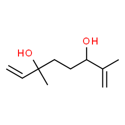 ChemSpider 2D Image | 2,6-Dimethylocta-1,7-dien-3,6-diol | C10H18O2