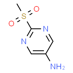 ChemSpider 2D Image | 5-Amino-2-methylsulfonylpyrimidine | C5H7N3O2S