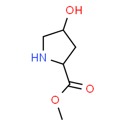 ChemSpider 2D Image | Methyl 4-hydroxyprolinate | C6H11NO3