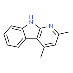 ChemSpider 2D Image | 2,4-Dimethyl-α-carboline | C13H12N2