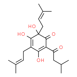 ChemSpider 2D Image | Humulone | C21H30O5