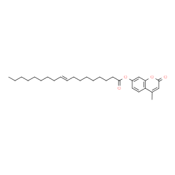 ChemSpider 2D Image | 4-Methylumbelliferyl elaidate | C28H40O4
