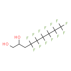 ChemSpider 2D Image | 4,4,5,5,6,6,7,7,8,8,9,9,9-Tridecafluoro-1,2-nonanediol | C9H7F13O2