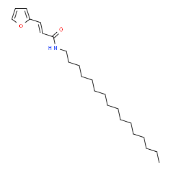 ChemSpider 2D Image | (2E)-3-(2-Furyl)-N-hexadecylacrylamide | C23H39NO2