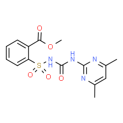 ChemSpider 2D Image | sulfometuron-methyl [ANSI] | C15H16N4O5S