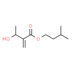 ChemSpider 2D Image | Isopentyl 2-(1-hydroxyethyl)acrylate | C10H18O3