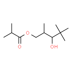 ChemSpider 2D Image | 3-Hydroxy-2,4,4-trimethylpentyl 2-methylpropanoate | C12H24O3