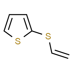 ChemSpider 2D Image | 2-(Vinylsulfanyl)thiophene | C6H6S2