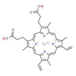 ChemSpider 2D Image | cobalt protoporphyrin IX | C34H32CoN4O4