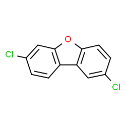 ChemSpider 2D Image | 2,7-Dichlorodibenzofuran | C12H6Cl2O