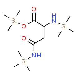 ChemSpider 2D Image | Trimethylsilyl N,N~2~-bis(trimethylsilyl)asparaginate | C13H32N2O3Si3