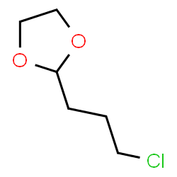 ChemSpider 2D Image | 2-(3-Chloropropyl)-1,3-dioxolane | C6H11ClO2