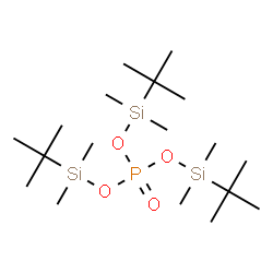 ChemSpider 2D Image | Tris[tert-butyl(dimethyl)silyl] phosphate | C18H45O4ψ3