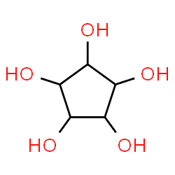 ChemSpider 2D Image | 1,2,3,4,5-Cyclopentanepentol | C5H10O5