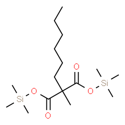 ChemSpider 2D Image | Bis(trimethylsilyl) hexyl(methyl)malonate | C16H34O4Si2