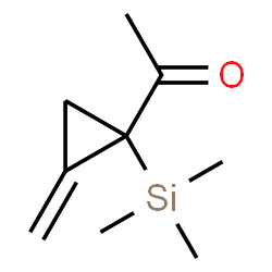 ChemSpider 2D Image | Cyclopropane, 1-acetyl-2-methylene-1-trimethylsilyl- | C9H16OSi