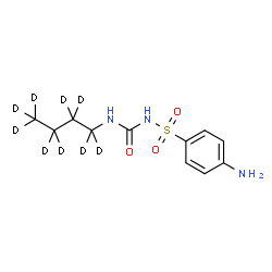 ChemSpider 2D Image | 4-Amino-N-[(~2~H_9_)butylcarbamoyl]benzenesulfonamide | C11H8D9N3O3S