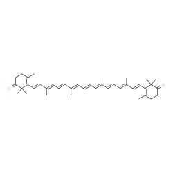 ChemSpider 2D Image | beta,beta-Carotene-2,2'-dione | C40H52O2