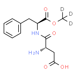 ChemSpider 2D Image | (~2~H_3_)Methyl L-alpha-aspartyl-L-phenylalaninate | C14H15D3N2O5