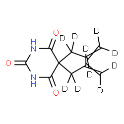 ChemSpider 2D Image | 5,5-Bis[(~2~H_5_)-2-propen-1-yl]-2,4,6(1H,3H,5H)-pyrimidinetrione | C10H2D10N2O3