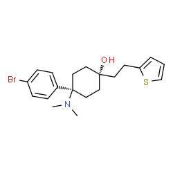 ChemSpider 2D Image | C-8813 | C20H26BrNOS