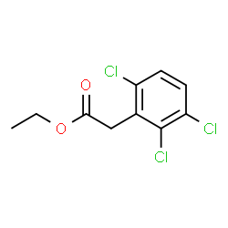 ChemSpider 2D Image | Ethyl (2,3,6-trichlorophenyl)acetate | C10H9Cl3O2